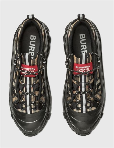 burberry vintage check cotton and nylon arthur sneakers|authentic burberry sneakers.